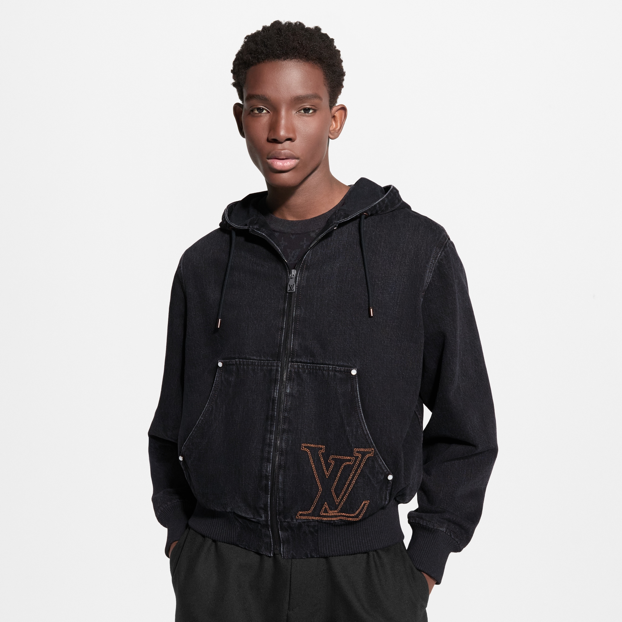 LV ワークウェア フーデッドデニムブルゾン ｜ルイ・ヴィトン 公式